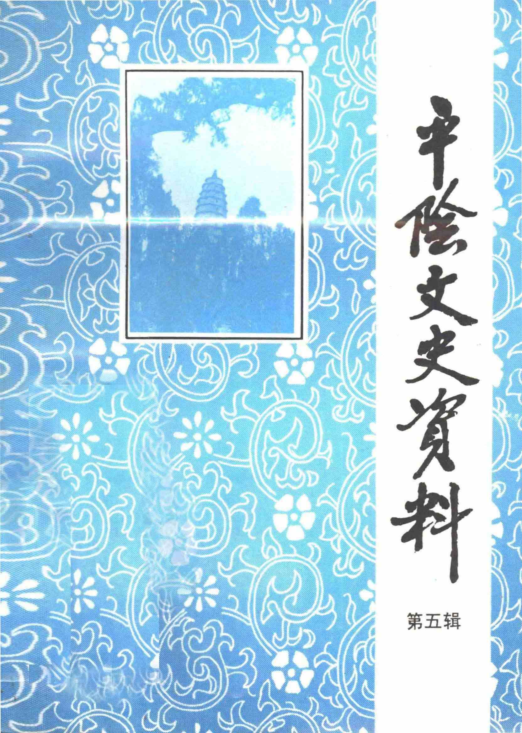平阴文史资料 第五辑