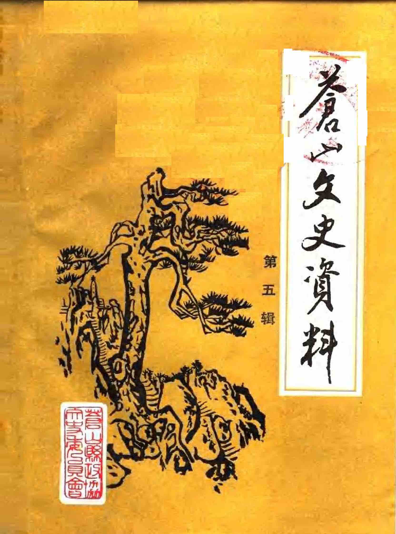 苍山文史资料第五辑